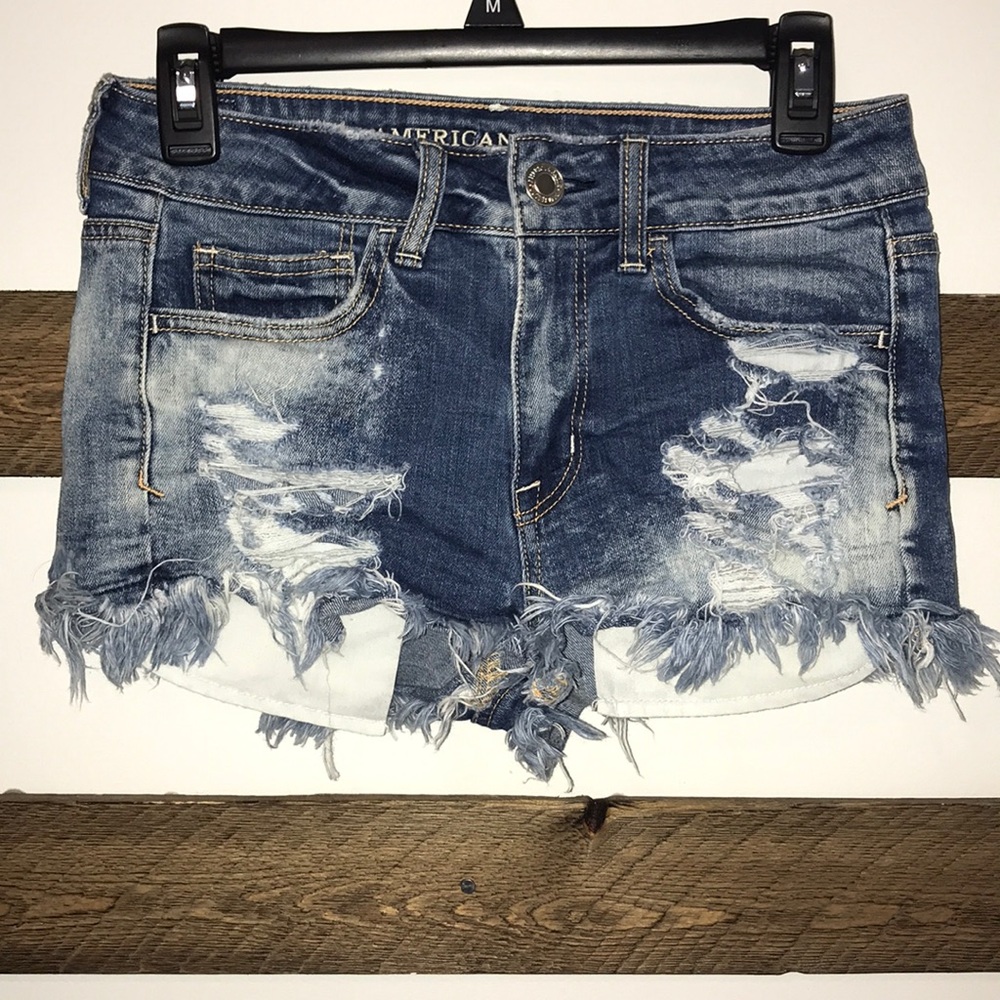 NEW American Eagle Ripped Jean Shorts